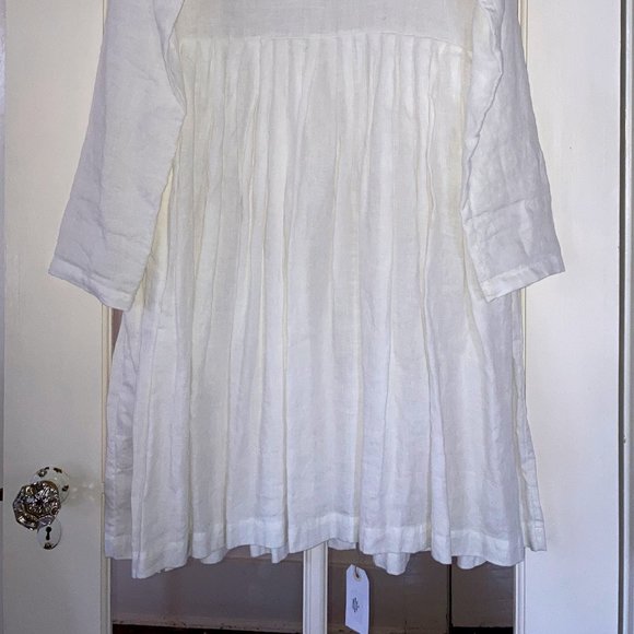 Le Vestiaire de Jeanne white linen dress - Picture 2 of 7